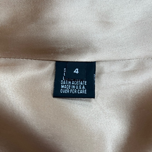 Marvin Richards Tan Coat with Fur Trim NOT FOR SALE - Picture 6 of 7